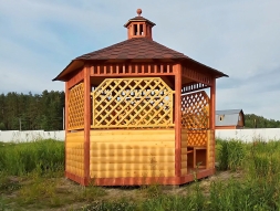 Шестигранная беседка БОЯРЫНЯ, фото 3