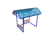 Остановка автобусная открытая 02 Остановка автобусная открытая 02