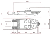 Алюминиевая лодка ALUTON 460 Fish