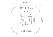 Песочный дворик 05008.21 для детской площадки Песочный дворик 05008.21 для детской площадки