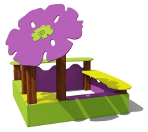 Песочный дворик 05008.21 для детской площадки Песочный дворик 05008.21 для детской площадки