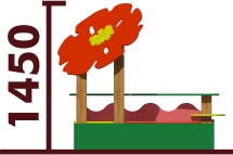 Песочный дворик 05008.21 для детской площадки Песочный дворик 05008.21 для детской площадки