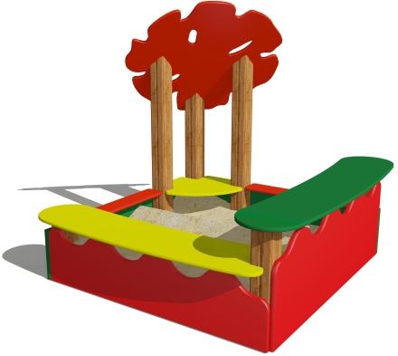 Песочный дворик 05008.21 для детской площадки, фото 3