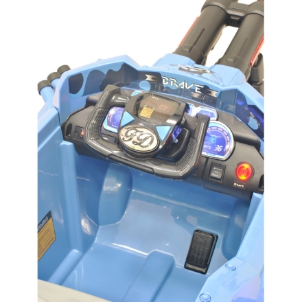 Электромобиль Everflo Tank ЕА28091 blue, фото 6