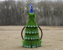 Топиари Павлин клумба-пруд - газон Premium Топиари Павлин клумба-пруд - газон Premium