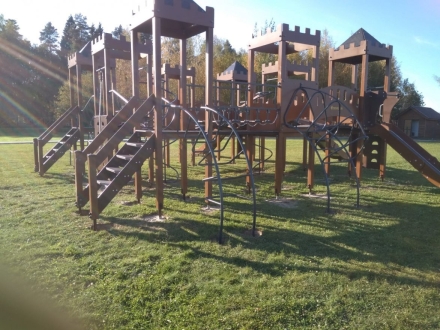 Игровой комплекс Империя Сити с тремя горками (металлический скат, Н-1200 и 1500) ДИО 13072.1, фото 4