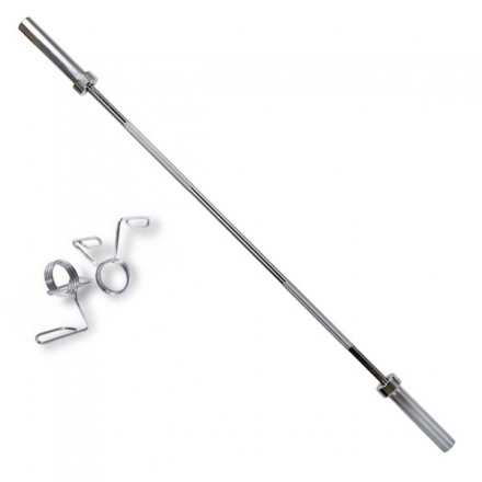 Гриф прямой 80&quot;/2000мм д50, замок-пружина, нагрузка 250кг, диам.стержня 29мм, фото 1