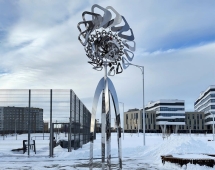 Скульптура из нержавеющей стали Эйлиен Скульптура из нержавеющей стали Эйлиен