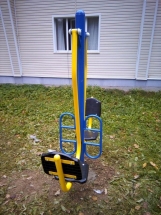 Уличный тренажер "Жим ногами"   сдвоенный