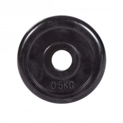 Диск обрезиненный ZSO черный Classic  D-26,  0,5 кг