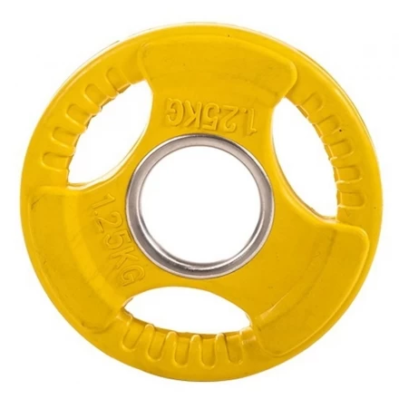 Диск обрезиненный ZSO цветной 3 HANDLE  D-51,  1,25 кг, фото 1
