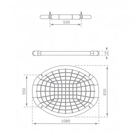Качели-гнездо OVAL, фото 5