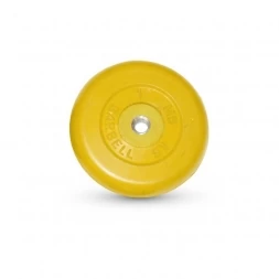 Диск обрезиненный Barbell d 26 мм цветной 1 кг