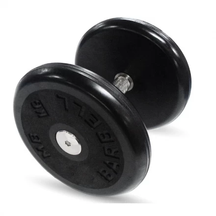 Гантель Barbell 11 кг классик с вращающейся ручкой хром, фото 1