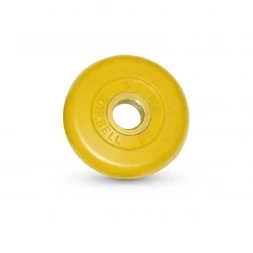 Диск обрезиненный Barbell d 31 мм цветной 1 кг