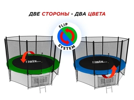 Батут UNIX line 12 ft Classic (outside) с защитной сеткой, фото 5