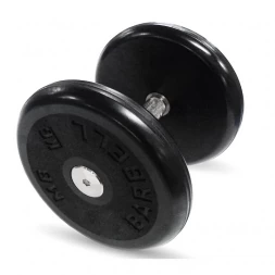 Гантель Barbell 14 кг классик с вращающейся ручкой хром