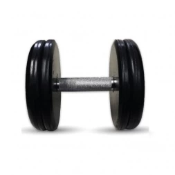 Гантель Barbell 19 кг классик с вращающейся ручкой хром