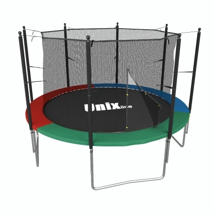 Батут Unix line Simple 8 ft Color (inside) с защитной сеткой, фото 1
