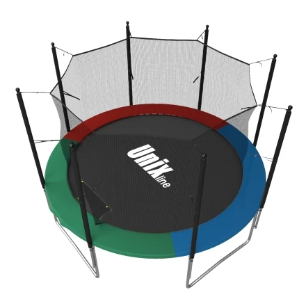 Батут Unix line Simple 8 ft Color (inside) с защитной сеткой, фото 2