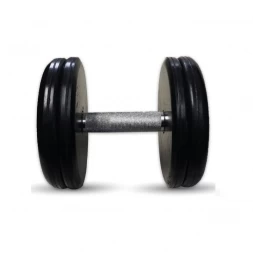 Гантель Barbell 24 кг классик с вращающейся ручкой хром