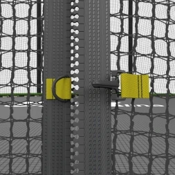 Каркасный батут Unix Line 8ft Simple (outside) диаметр 244 см с защитной сеткой, фото 6