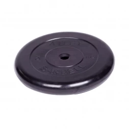 Диск обрезиненный Barbell Atlet d 26 мм чёрный 5 кг