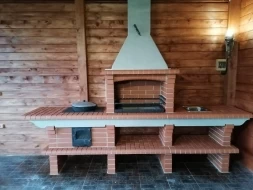Печь Аристократ 7142 Радиальный кирпич красный с коричневым, фото 1