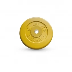 Диск обрезиненный Barbell d 26 мм цветной 15 кг