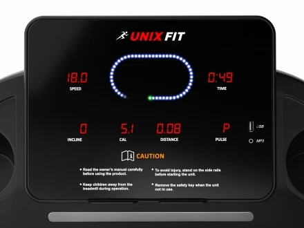 Беговая дорожка UNIXFIT ST-630R Black, фото 4