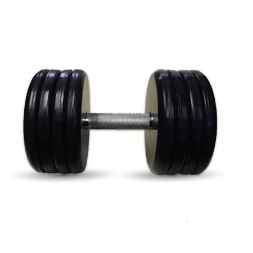 Гантель Barbell 48 кг классик с вращающейся ручкой хром