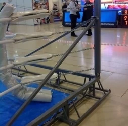 Ринг боксёрский рамный Atlet Боевая зона 5х5 м, монтажная площадка 6,6х6,6 м IMP-A433 , фото 2