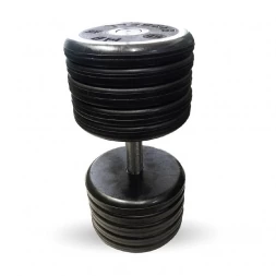 Гантель Barbell 53 кг классик с вращающейся ручкой хром