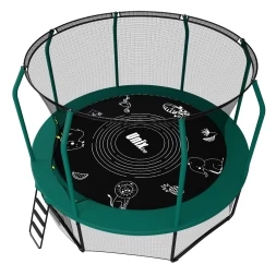 Батут Unix line Supreme Game 10 ft / 305 см (green) с защитной сеткой, фото 2