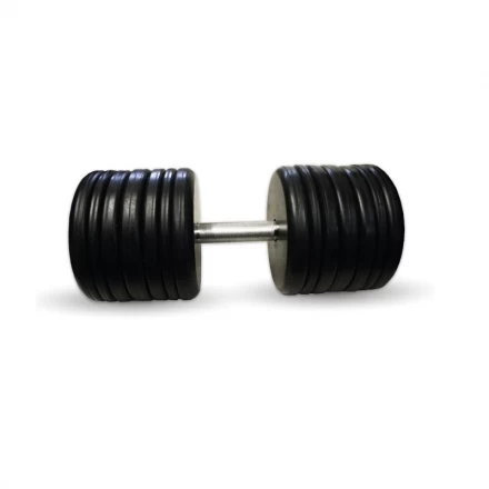 Гантель Barbell 58 кг классик с вращающейся ручкой хром, фото 1