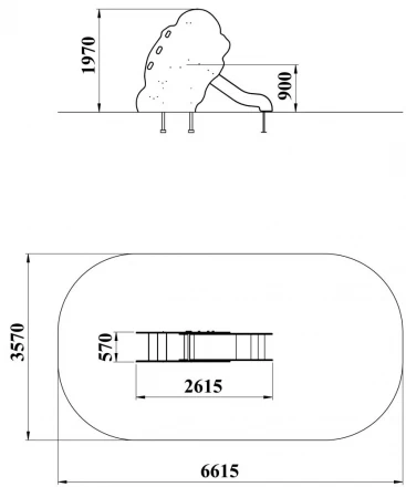 ДИО 5.13 Горка Н=900 мм, фото 2