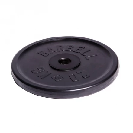 Диск олимпийский Barbell d 51 мм чёрный 20 кг, фото 1