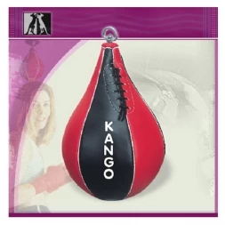 Груша боксерская, пневматическая Kango размер 8 дюймов, красно-черная