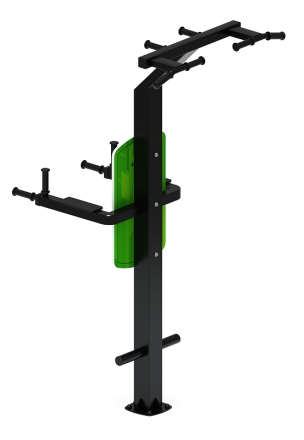 Турник три хвата+брусья (зеленый) - Уличный тренажер - СТ 012-12, фото 2