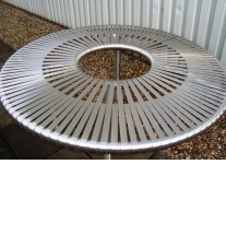 Скамья круглая из нержавеющей стали Скамья круглая из нержавеющей стали