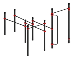 Воркаут ЛОВ 108 красный ВТ 102.16-01, фото 3 Воркаут ЛОВ 108 красный ВТ 102.16-01, фото 3