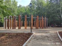 Качели многоместные