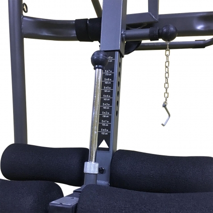 Инверсионный стол с сиденьем DFC SJ7200A складной, фото 5