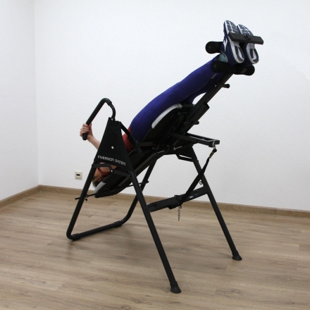 Инверсионный стол с сиденьем DFC SJ7200A складной, фото 11