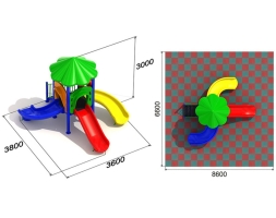 Детская площадка Ромашка 6.3, фото 3 Детская площадка Ромашка 6.3, фото 3