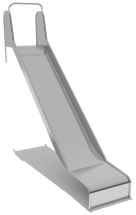 Горка из нержавеющей стали ГГН-500.1750.005 для детской площадки Горка из нержавеющей стали ГГН-500.1750.005 для детской площадки