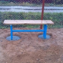 Лавочка без спинки