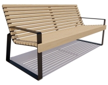 Парковая скамейка Белгород, Лиственница 0,6 м Парковая скамейка Белгород, Лиственница 0,6 м