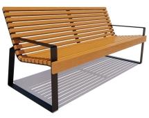 Парковая скамейка Белгород, Лиственница 0,6 м Парковая скамейка Белгород, Лиственница 0,6 м