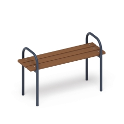 Скамья с поручнем - МФ 42.01.08-И1, фото 1 Скамья с поручнем - МФ 42.01.08-И1, фото 1